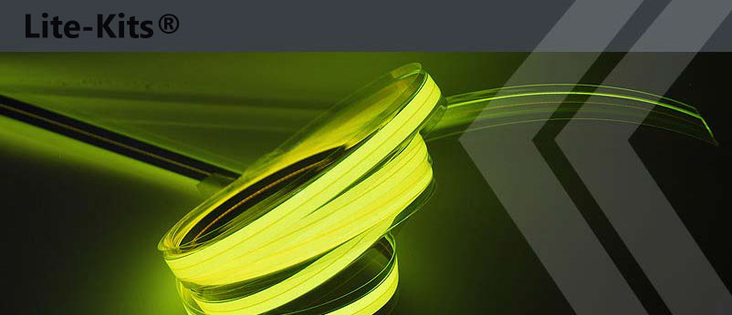 Yellow Electroluminescent Strip Light Kit