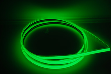 Green EL strip light