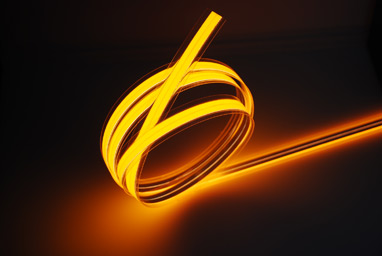 Orange electroluminescent strip light