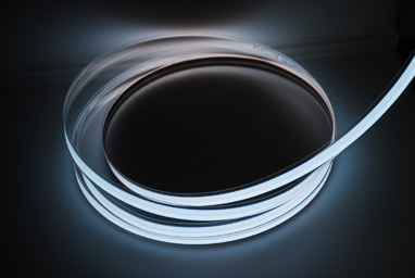 White illuminated strip light