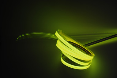 Yellow EL strip light