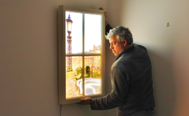 LED illuminated window