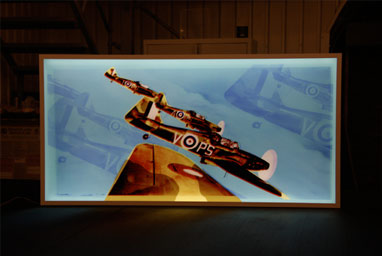 LED Lit Art Work