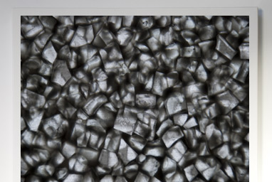 silver illuminated splashback